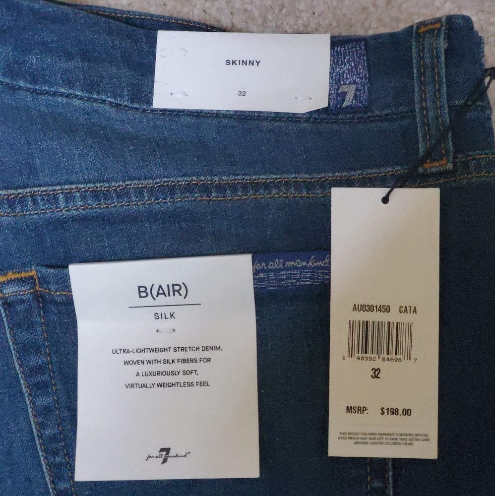 7 For All Mankind Woman's Jeans Skinny